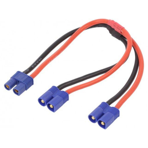 EMX-AC-1226; RC accessories: Y splitter; 200mm; 14AWG; Insulation: silicone; EMAX