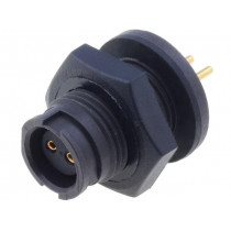 EN2P2F20P; Connector: circular; Series: EN2; socket; female; THT; PIN: 2; 7A; SWITCHCRAFT