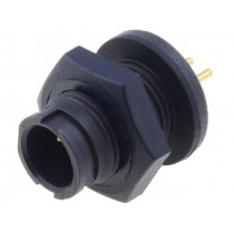 EN2P2M20PK; Connector: circular; Series: EN2; socket; male; THT; PIN: 2; 7A; IP68; SWITCHCRAFT