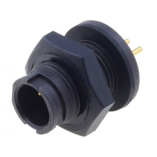 EN2P2M20PK; Connector: circular; Series: EN2; socket; male; THT; PIN: 2; 7A; IP68; SWITCHCRAFT EN2P2M20PK; Connector: circular; Series: EN2; socket; male; THT; PIN: 2; 7A; IP68; SWITCHCRAFT