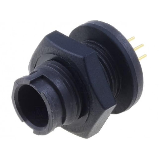 EN2P7M26P; Connector: circular; Series: EN2; socket; male; THT; PIN: 7; 3A; IP68; SWITCHCRAFT EN2P7M26P; Connector: circular; Series: EN2; socket; male; THT; PIN: 7; 3A; IP68; SWITCHCRAFT