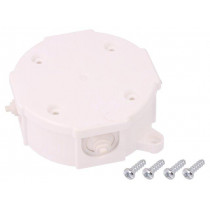 0211-00; Enclosure: junction box; Ø: 80mm; Z: 38mm; IP41; white; ELEKTRO-PLAST NASIELSK 0211-00; Enclosure: junction box; Ø: 80mm; Z: 38mm; IP41; white; ELEKTRO-PLAST NASIELSK