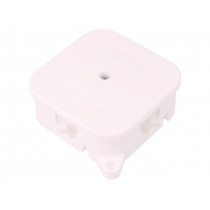 0214-00; Enclosure: junction box; X: 86mm; Y: 86mm; Z: 35mm; IP42; white; ELEKTRO-PLAST NASIELSK 0214-00; Enclosure: junction box; X: 86mm; Y: 86mm; Z: 35mm; IP42; white; ELEKTRO-PLAST NASIELSK
