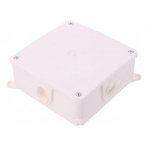 0217-00; Enclosure: junction box; X: 134mm; Y: 134mm; Z: 50mm; wall mount; ELEKTRO-PLAST NASIELSK 0217-00; Enclosure: junction box; X: 134mm; Y: 134mm; Z: 50mm; wall mount; ELEKTRO-PLAST NASIELSK