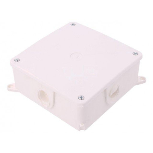 0217-00; Enclosure: junction box; X: 134mm; Y: 134mm; Z: 50mm; wall mount; ELEKTRO-PLAST NASIELSK 0217-00; Enclosure: junction box; X: 134mm; Y: 134mm; Z: 50mm; wall mount; ELEKTRO-PLAST NASIELSK