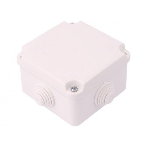 0224-00; Enclosure: junction box; X: 88mm; Y: 88mm; Z: 60mm; wall mount; IP55; ELEKTRO-PLAST NASIELSK 0224-00; Enclosure: junction box; X: 88mm; Y: 88mm; Z: 60mm; wall mount; IP55; ELEKTRO-PLAST NASIELSK