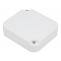 0225-00; Enclosure: junction box; X: 79mm; Y: 89mm; Z: 25mm; wall mount; IP20; ELEKTRO-PLAST NASIELSK 0225-00; Enclosure: junction box; X: 79mm; Y: 89mm; Z: 25mm; wall mount; IP20; ELEKTRO-PLAST NASIELSK
