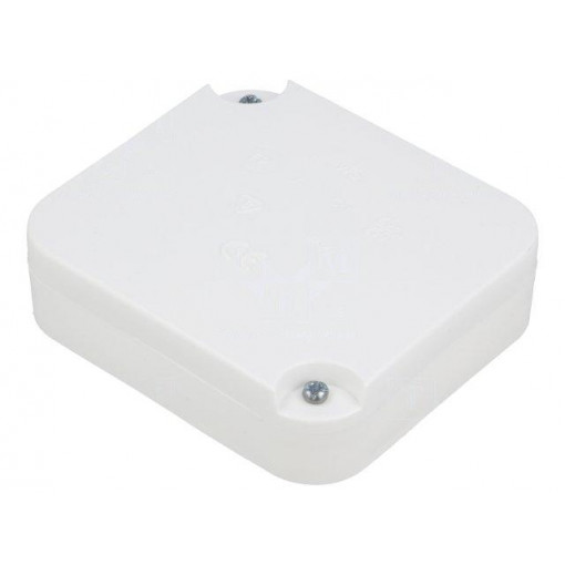 0225-00; Enclosure: junction box; X: 79mm; Y: 89mm; Z: 25mm; wall mount; IP20; ELEKTRO-PLAST NASIELSK 0225-00; Enclosure: junction box; X: 79mm; Y: 89mm; Z: 25mm; wall mount; IP20; ELEKTRO-PLAST NASIELSK