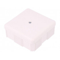 0226-00; Enclosure: junction box; X: 86mm; Y: 86mm; Z: 39mm; wall mount; IP55; ELEKTRO-PLAST NASIELSK 0226-00; Enclosure: junction box; X: 86mm; Y: 86mm; Z: 39mm; wall mount; IP55; ELEKTRO-PLAST NASIELSK