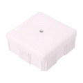 0226-01; Enclosure: junction box; X: 86mm; Y: 86mm; Z: 39mm; wall mount; IP55; ELEKTRO-PLAST NASIELSK 0226-01; Enclosure: junction box; X: 86mm; Y: 86mm; Z: 39mm; wall mount; IP55; ELEKTRO-PLAST NASIELSK
