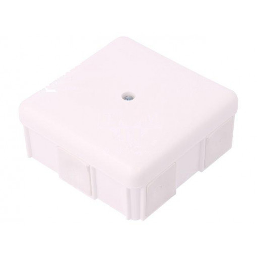 0226-01; Enclosure: junction box; X: 86mm; Y: 86mm; Z: 39mm; wall mount; IP55; ELEKTRO-PLAST NASIELSK 0226-01; Enclosure: junction box; X: 86mm; Y: 86mm; Z: 39mm; wall mount; IP55; ELEKTRO-PLAST NASIELSK