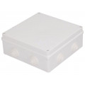 0231-00; Enclosure: junction box; X: 196mm; Y: 196mm; Z: 78mm; wall mount; ELEKTRO-PLAST NASIELSK 0231-00; Enclosure: junction box; X: 196mm; Y: 196mm; Z: 78mm; wall mount; ELEKTRO-PLAST NASIELSK