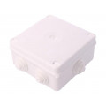 0233-00; Enclosure: junction box; X: 133mm; Y: 133mm; Z: 64mm; wall mount; ELEKTRO-PLAST NASIELSK 0233-00; Enclosure: junction box; X: 133mm; Y: 133mm; Z: 64mm; wall mount; ELEKTRO-PLAST NASIELSK