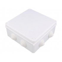 0238-01; Enclosure: junction box; X: 172mm; Y: 172mm; Z: 75mm; wall mount; ELEKTRO-PLAST NASIELSK 0238-01; Enclosure: junction box; X: 172mm; Y: 172mm; Z: 75mm; wall mount; ELEKTRO-PLAST NASIELSK