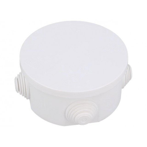 0241-00; Enclosure: junction box; Ø: 90mm; Z: 44mm; polypropylene; IP55; ELEKTRO-PLAST NASIELSK 0241-00; Enclosure: junction box; Ø: 90mm; Z: 44mm; polypropylene; IP55; ELEKTRO-PLAST NASIELSK