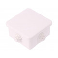 0242-00; Enclosure: junction box; X: 90mm; Y: 90mm; Z: 50mm; wall mount; IP55; ELEKTRO-PLAST NASIELSK