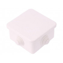 0242-00; Enclosure: junction box; X: 90mm; Y: 90mm; Z: 50mm; wall mount; IP55; ELEKTRO-PLAST NASIELSK 0242-00; Enclosure: junction box; X: 90mm; Y: 90mm; Z: 50mm; wall mount; IP55; ELEKTRO-PLAST NASIELSK