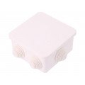 0242-10; Enclosure: junction box; X: 87mm; Y: 87mm; Z: 45mm; wall mount; IP55; ELEKTRO-PLAST NASIELSK 0242-10; Enclosure: junction box; X: 87mm; Y: 87mm; Z: 45mm; wall mount; IP55; ELEKTRO-PLAST NASIELSK