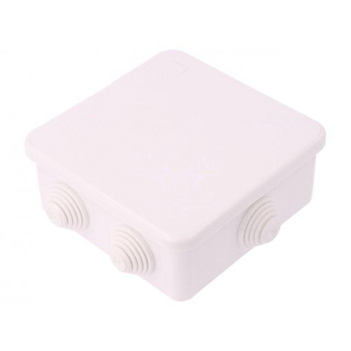 0243-00; Enclosure: junction box; X: 110mm; Y: 110mm; Z: 50mm; wall mount; ELEKTRO-PLAST NASIELSK 0243-00; Enclosure: junction box; X: 110mm; Y: 110mm; Z: 50mm; wall mount; ELEKTRO-PLAST NASIELSK