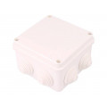 0243-10; Enclosure: junction box; X: 110mm; Y: 110mm; Z: 67mm; wall mount; ELEKTRO-PLAST NASIELSK 0243-10; Enclosure: junction box; X: 110mm; Y: 110mm; Z: 67mm; wall mount; ELEKTRO-PLAST NASIELSK