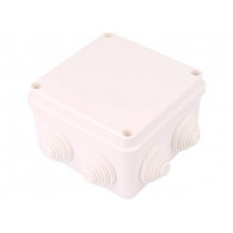 0243-10; Enclosure: junction box; X: 110mm; Y: 110mm; Z: 67mm; wall mount; ELEKTRO-PLAST NASIELSK 0243-10; Enclosure: junction box; X: 110mm; Y: 110mm; Z: 67mm; wall mount; ELEKTRO-PLAST NASIELSK