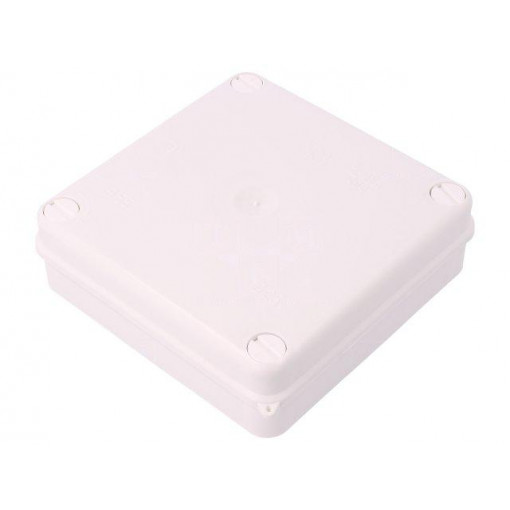 0251-00; Enclosure: junction box; X: 135mm; Y: 135mm; Z: 58mm; polypropylene; ELEKTRO-PLAST NASIELSK