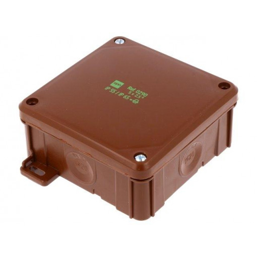 0290-06; Enclosure: junction box; X: 98mm; Y: 98mm; Z: 46mm; wall mount; IP55; ELEKTRO-PLAST NASIELSK