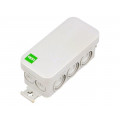 0295-00; Enclosure: junction box; X: 45mm; Y: 90mm; Z: 39mm; wall mount; IP55; ELEKTRO-PLAST NASIELSK 0295-00; Enclosure: junction box; X: 45mm; Y: 90mm; Z: 39mm; wall mount; IP55; ELEKTRO-PLAST NASIELSK
