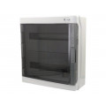 1606-01; Enclosure: for modular components; IP65; light grey; ABS; 400V; ELEKTRO-PLAST NASIELSK