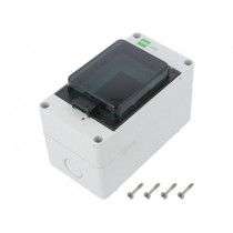 2201-01; Enclosure: for modular components; IP65; light grey; No.of mod: 3; ELEKTRO-PLAST NASIELSK