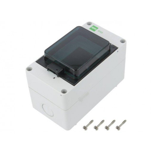 2201-01; Enclosure: for modular components; IP65; light grey; No.of mod: 3; ELEKTRO-PLAST NASIELSK