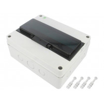 2207-01; Enclosure: for modular components; IP65; light grey; ABS + PC; ELEKTRO-PLAST NASIELSK