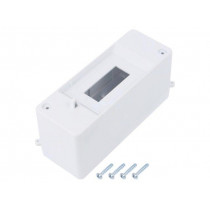 2302-00; Enclosure: for modular components; IP20; white; No.of mod: 2; 400V; ELEKTRO-PLAST NASIELSK