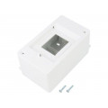 2303-10; Enclosure: for modular components; IP20; white; No.of mod: 3; 400V; ELEKTRO-PLAST NASIELSK