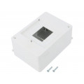 2304-10; Enclosure: for modular components; IP20; white; No.of mod: 4; 400V; ELEKTRO-PLAST NASIELSK