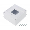 2306-10; Enclosure: for modular components; IP20; white; No.of mod: 6; 400V; ELEKTRO-PLAST NASIELSK