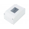 2344-00; Enclosure: for modular components; IP20; white; No.of mod: 4; 400V; ELEKTRO-PLAST NASIELSK