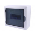2502-01; Enclosure: for modular components; IP40; white; No.of mod: 8; 400V; ELEKTRO-PLAST NASIELSK