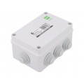 2703-02; Enclosure: junction box; X: 95mm; Y: 130mm; Z: 58mm; IP55; grey; ELEKTRO-PLAST NASIELSK