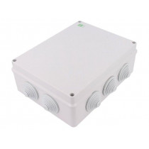 2716-02; Enclosure: junction box; X: 198mm; Y: 249mm; Z: 81mm; IP55; grey; ELEKTRO-PLAST NASIELSK