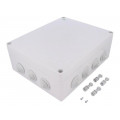 2723-02; Enclosure: junction box; X: 282mm; Y: 342mm; Z: 115mm; IP55; grey; ELEKTRO-PLAST NASIELSK 2723-02; Enclosure: junction box; X: 282mm; Y: 342mm; Z: 115mm; IP55; grey; ELEKTRO-PLAST NASIELSK