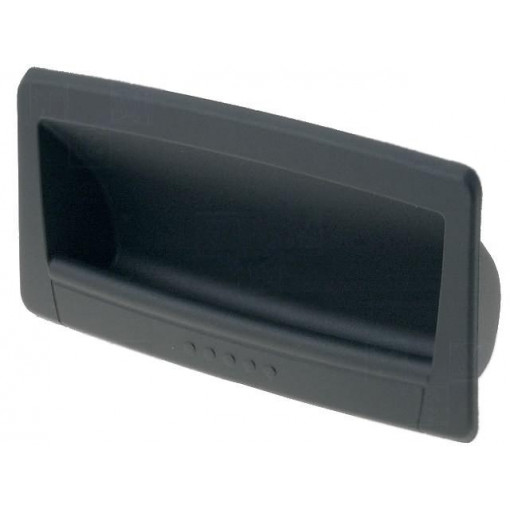 EPR.90-PF-C1; Holder; Mat: technopolymer (PA); black; L: 50mm; W: 90mm; F2: 0.5kN; ELESA+GANTER