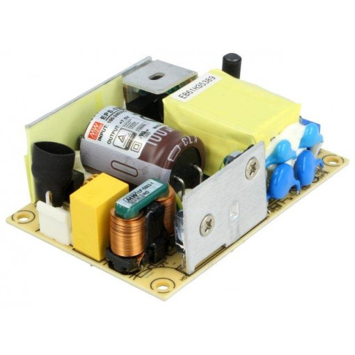 EPS-65S-7.5; Power supply: switched-mode; open; 60W; 80÷264VAC; OUT: 1; 7.5VDC; MEAN WELL