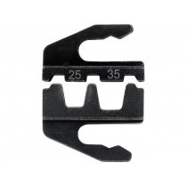 PR_33-T35; Crimping jaws; insulated solder sleeves; 25÷35mm2; 3AWG÷2AWG; ERKO