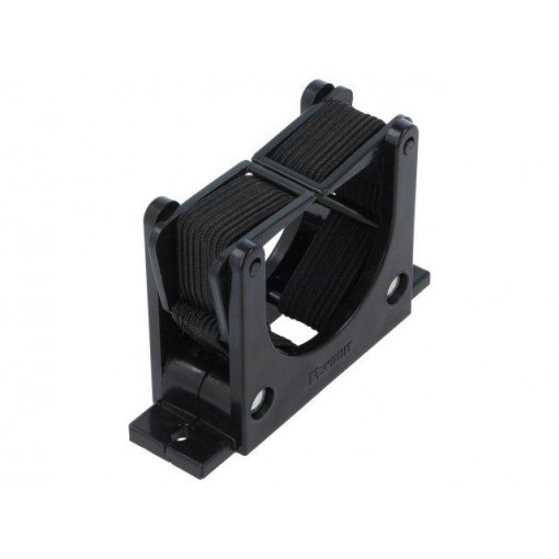 ER1.25-E4-X; Holder; polyamide; black; W: 24.1mm; L: 73.7mm; H: 50.8mm; PANDUIT