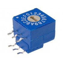 ERD116RFZ; Encoding switch; HEX/BCD; Pos: 16; THT; Rcont max: 100mΩ; 5Ncm; ECE ERD116RFZ; Encoding switch; HEX/BCD; Pos: 16; THT; Rcont max: 100mΩ; 5Ncm; ECE