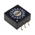 ERD116RMZ-SMD; Encoding switch; HEX/BCD; Pos: 16; SMT; Rcont max: 100mΩ; 5Ncm; ECE