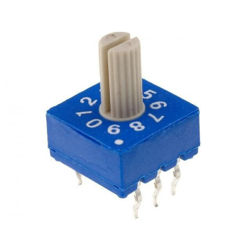 ERD210CSZ; Encoding switch; DEC/BCD; Pos: 10; Rcont max: 100mΩ; Pitch: 2.54mm; ECE ERD210CSZ; Encoding switch; DEC/BCD; Pos: 10; Rcont max: 100mΩ; Pitch: 2.54mm; ECE