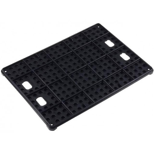25-304-0006; Conductive PCB rack; ESD; 357x257x14mm; black; EUROSTAT GROUP