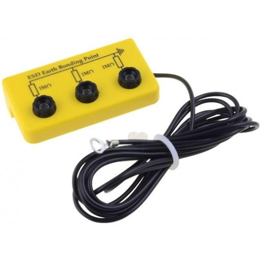 30-551-3040; Grounding of cable systems; ESD; 110x16.5x37mm; Mat: ABS; Len: 3m; EUROSTAT GROUP 30-551-3040; Grounding of cable systems; ESD; 110x16.5x37mm; Mat: ABS; Len: 3m; EUROSTAT GROUP